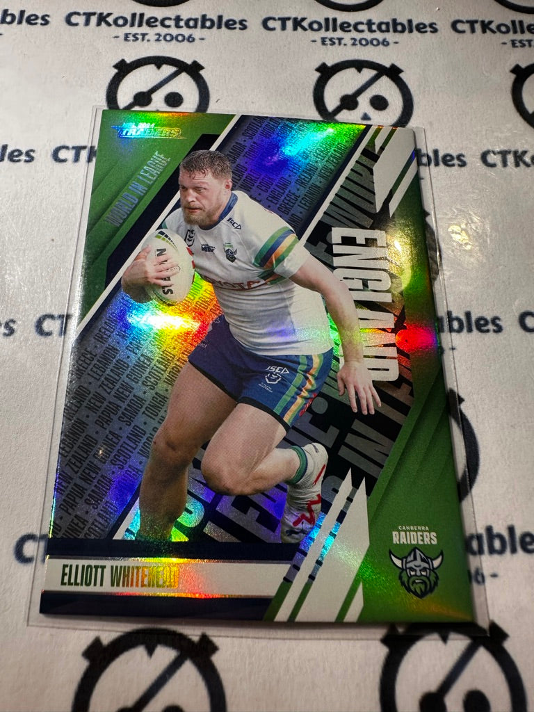 2024 TLA NRL Traders World In League - Elliot Whitehead WL05/54 Raiders