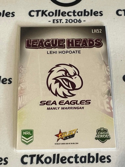 2026 Select NRL League Heroes League Heads #LH52 Lehi Hopoate Sea Eagles