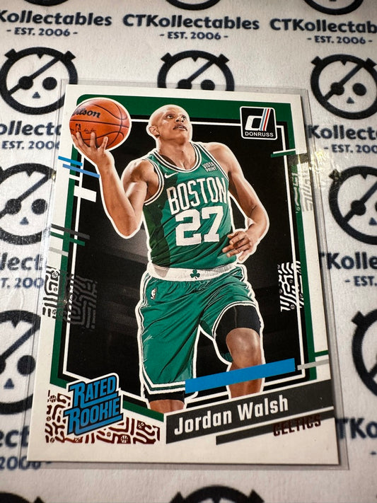 2023-24 NBA Panini Donruss Jordan Walsh Rated Rookie #229 Celtics
