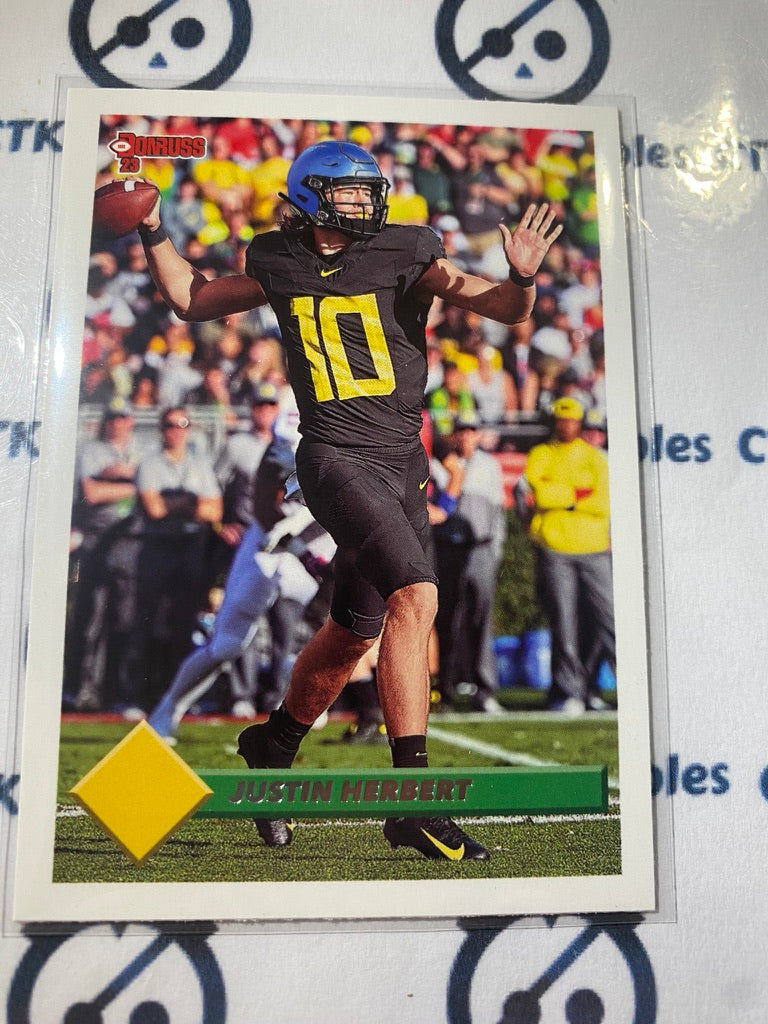 2023 NFL Panini Chronicles Draft Picks Donruss Justin Herbert #4 Chargers