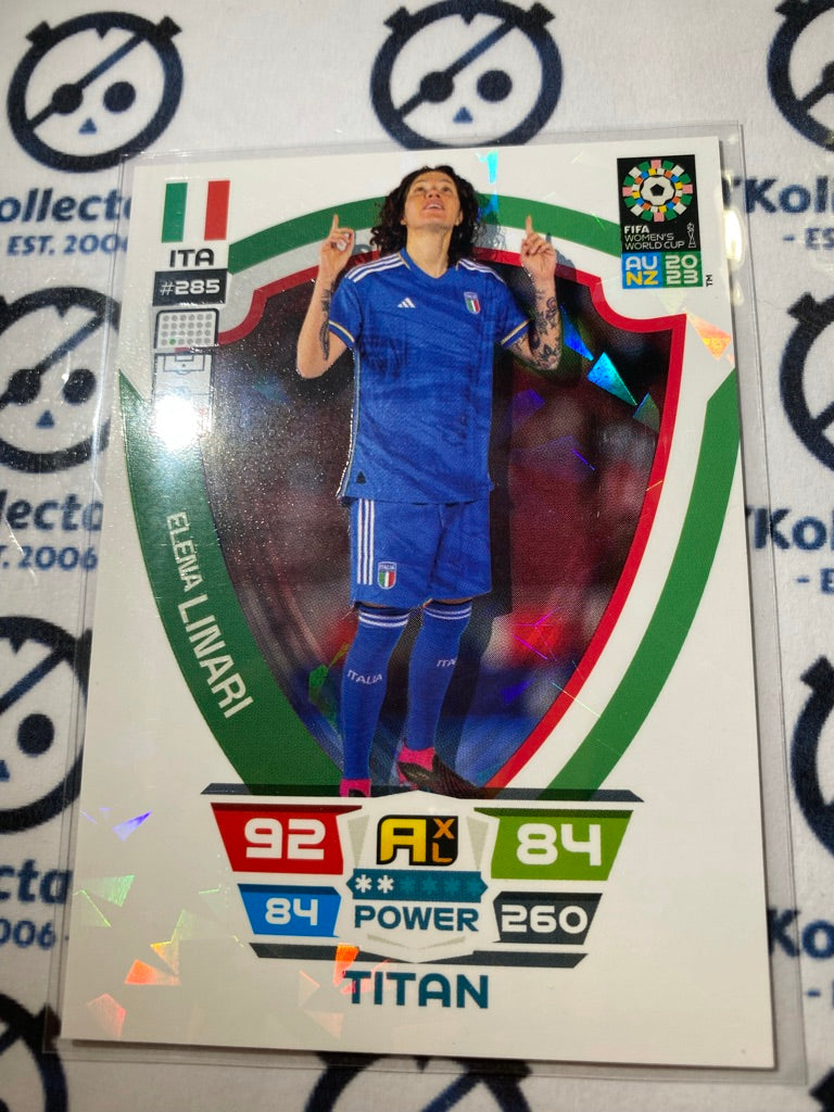 2023 FIFA WWC Adrenalyn Titan Elena Linari #285 Italy