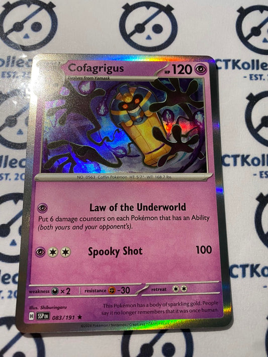 Cofagrigus Holo Rare #083/191 Surging Sparks Pokémon TCG 2024