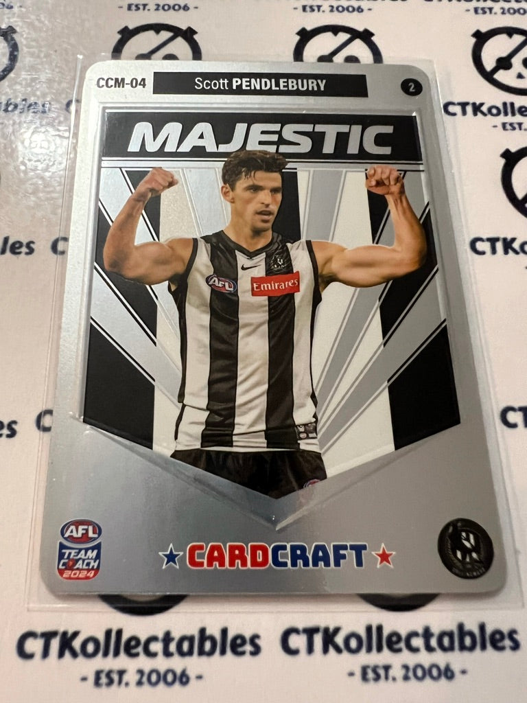 2024 AFL Teamcoach Scott Pendlebury Majestic CCM-04 Magpies