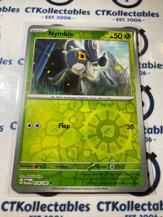 Nymble Reverse Holo #014/182 2023 Scarlet & Violet Paradox Rift Pokémon TCG