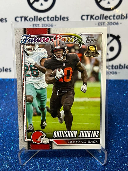 2026 NFL Topps Flagship Future Stars Quinshon Judkins #267 Cleveland Browns