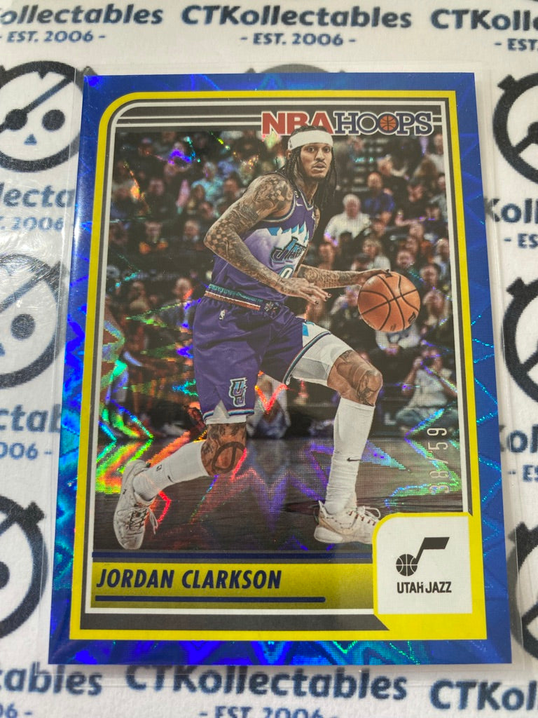 2023-24 Panini NBA HOOPS Jordan Clarkson Blue Explosion #38/59 Jazz