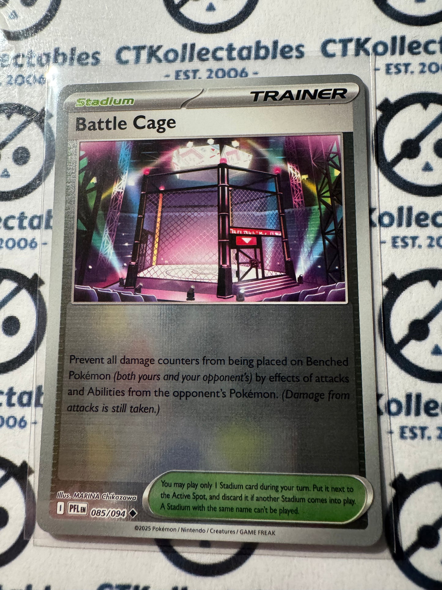 Battle Cage Reverse Holo #085/094 Phantasmal Flames Pokemon