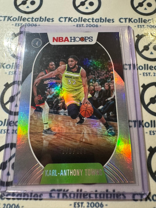 2020-21 NBA Panini Hoops Karl-Anthony towns 176/199 Holo #36 Timberwolves