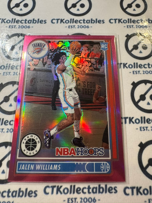2022-23 NBA Panini Hoops Chronicles Premium Jalen Williams rookie pink Prizm