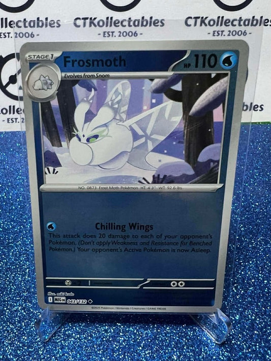 Frosmoth Reverse Holo #043/132 Mega Evolution Pokemon