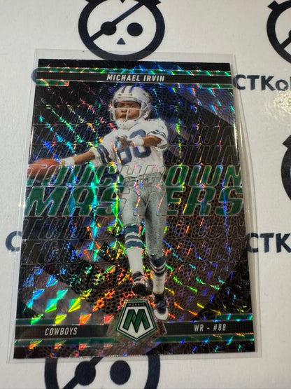 2025 NFL Panini Mosaic Touchdown Masters Green Prizm #18 Michael Irvin Cowboys