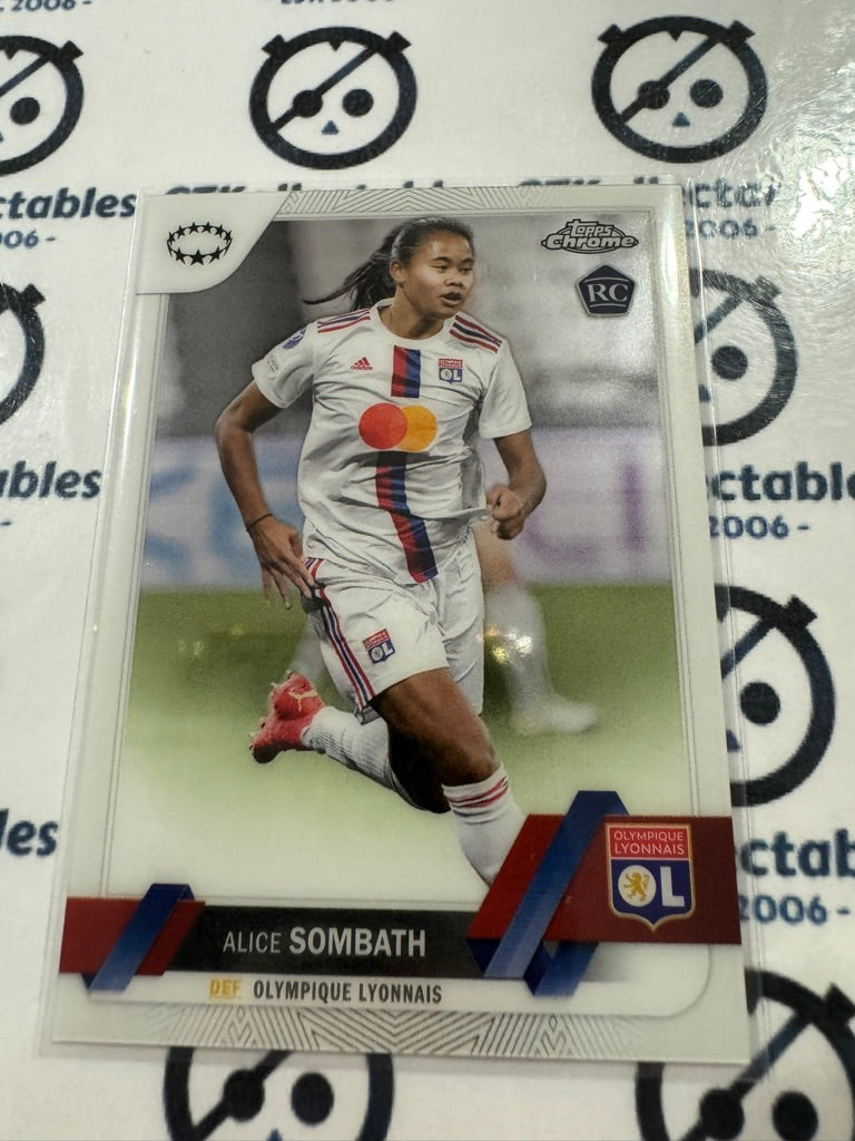 2022-23 Topps Chrome UEFA Women’s Soccer #96 Alice Sombath RC Rookie