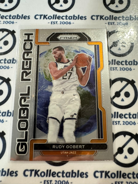 2021-22 NBA Panini Prizm Rudy Gobert Global Reach #9 Jazz