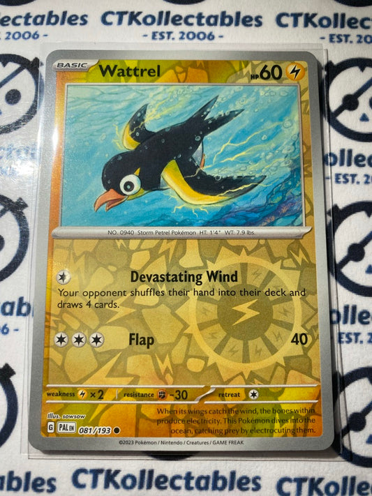 Wattrel Reverse Holo #081/193 2023 Paldea Evolved Pokemon Card