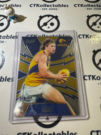 2024 AFL Footy Stars Luminous Lightning Jayden Hunt #212/599 Eagles