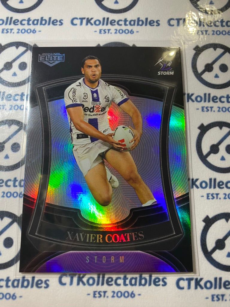 2023 NRL Elite Silver Parallel - Xavier Coates P065
