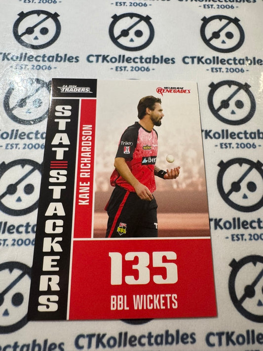 24/25 TLA Cricket Traders Kane Richardson Stat Stackers SS21/40 Renegades
