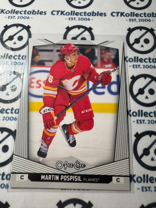 2024-25 O-Pee-Chee Hockey Rookie Card #42 Martin Pospisil Calgary Flames