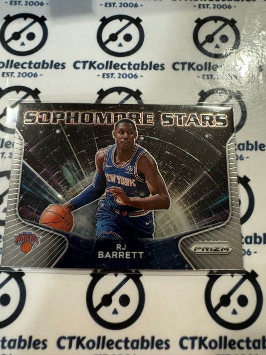 2020-21 NBA Panini Prizm Rj Barrett Sophomore Stars #7 Knicks