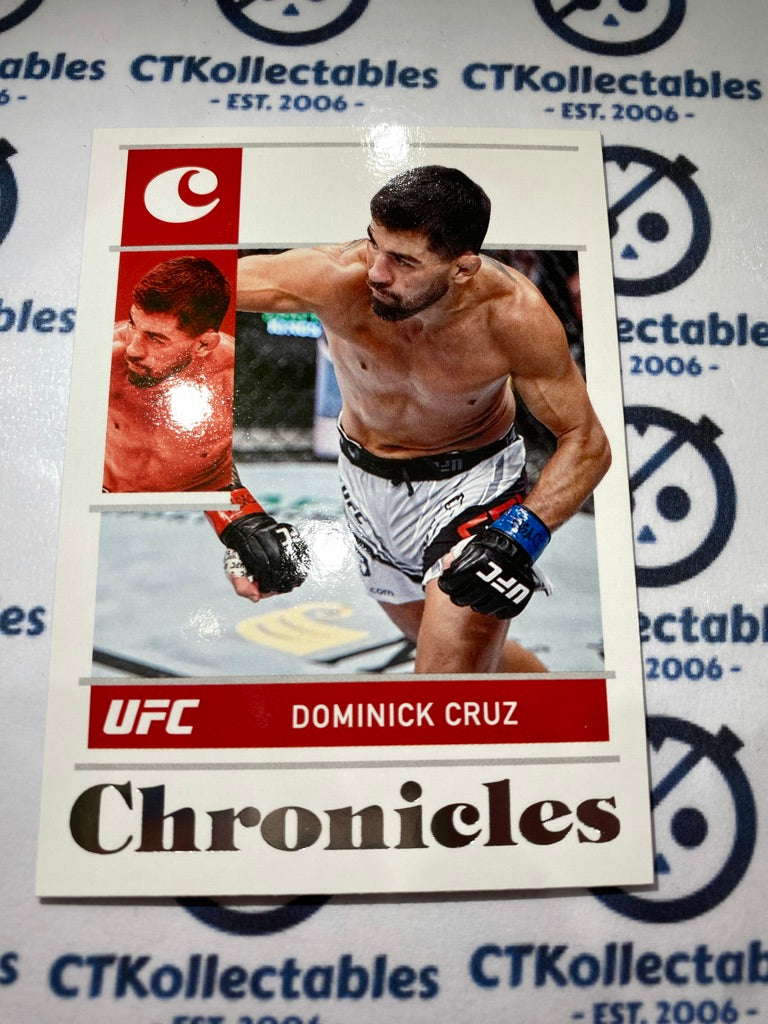 2022 UFC Panini Chronicles Base #24 Dominick Cruz - Bantamweight