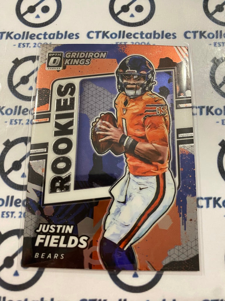 2021 NFL Donruss Optic Justin Fields Gridiron Kings #RGK-4 Bears