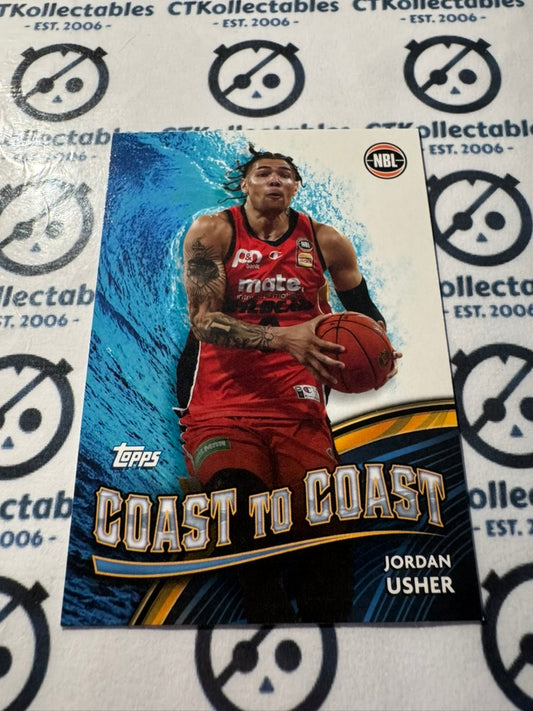 2023-24 Topps NBL Jordan Usher Coast to coast #CC-19 Wildcats
