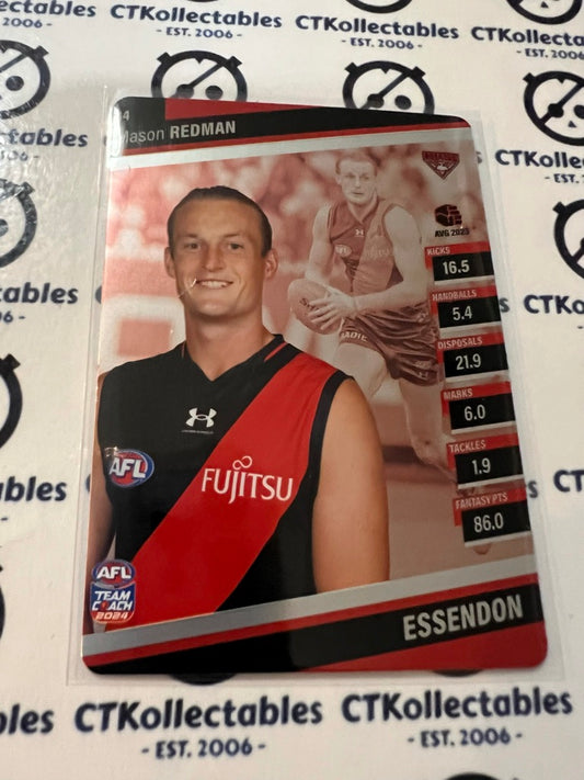 2024 AFL Teamcoach Silver Card #14 Mason Redman