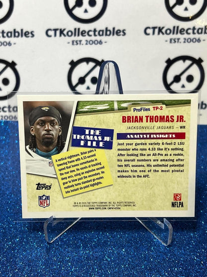 2026 NFL Topps Flagship PROfiles Brian Thomas Jr. TP-2 Jags
