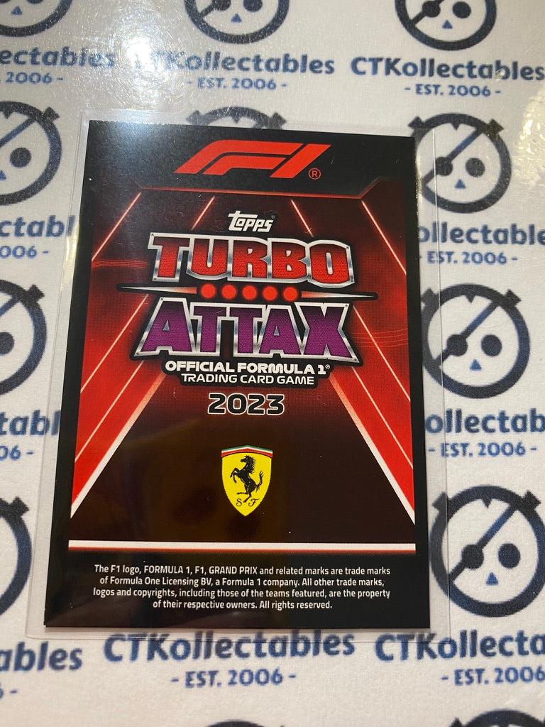 2023 Topps Turbo Attax F1 -Foil Charles Leclerc Race Winner #267 Ferrari