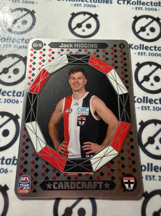 2026 Teamcoach AFL Cardcraft CC-15 Jack Higgins #3 Saints