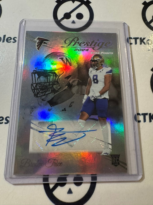2024 NFL Prestige Xtra Points Autograph #336 Bralen Trice Atlanta Falcons