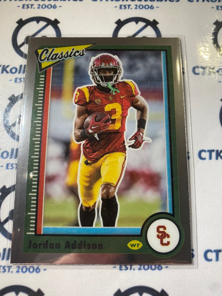 2023 NFL Panini Chronicles Draft Picks Classics Jordan Addison #7 Vikings