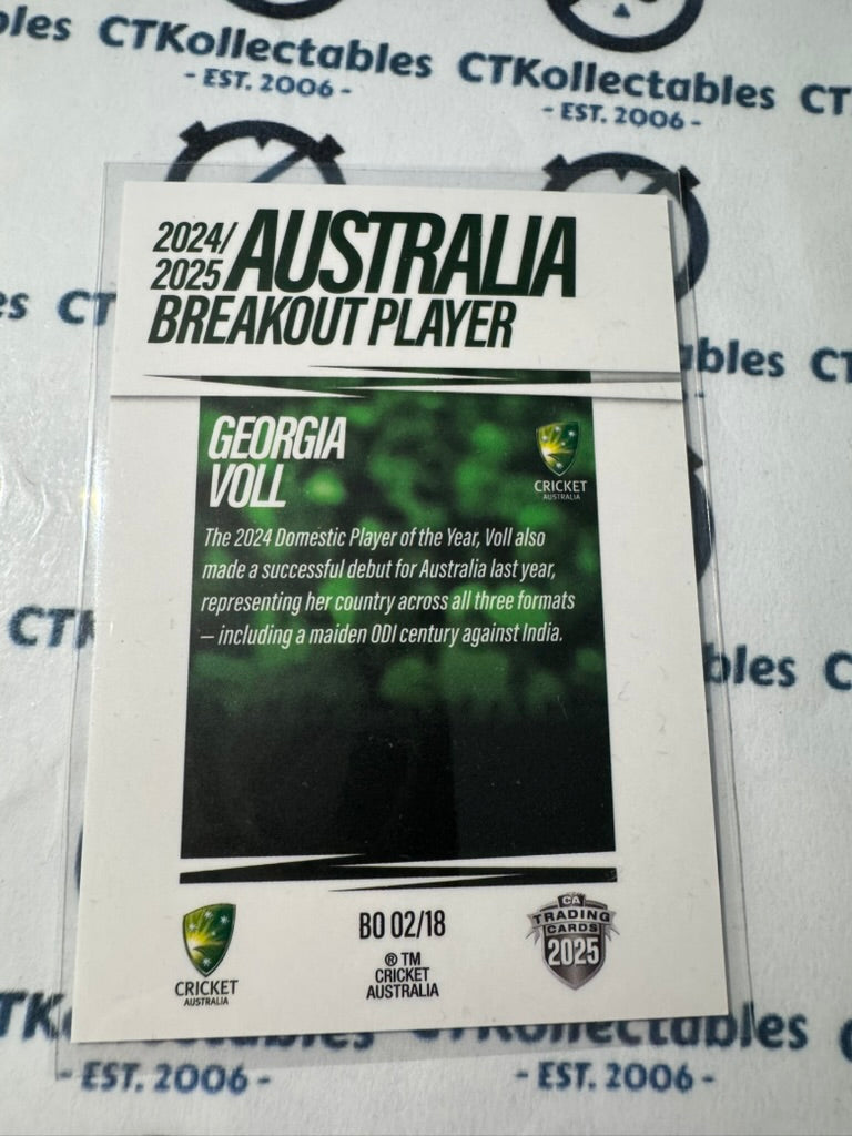 2025/26 CA Cricket Traders Georgia Voll Breakout Player BO02/18