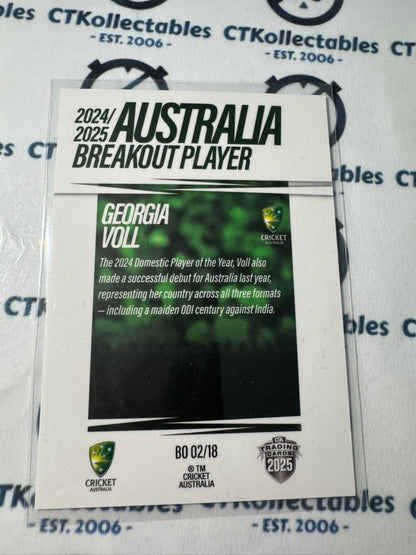 2025/26 CA Cricket Traders Georgia Voll Breakout Player BO02/18