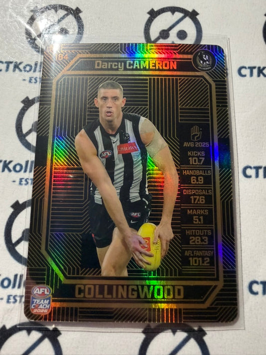 2026 Teamcoach AFL BRONZE Darcy Cameron #84 Magpies
