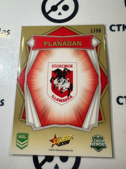 2026 Select NRL League Heroes Luminous Base #L159 Kyle Flanagan Dragons