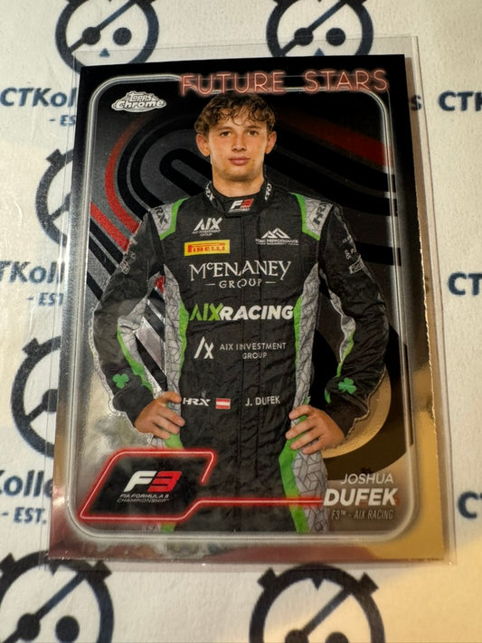 2024 Topps Chrome F1 Future Stars Joshua Dufek #69 F3