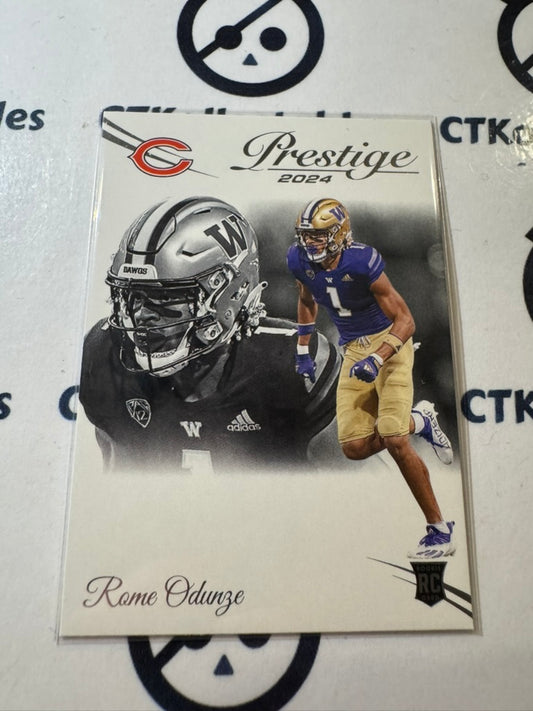 2024 NFL Prestige Rookie Card #310 Rome Odunze Chicago Bears