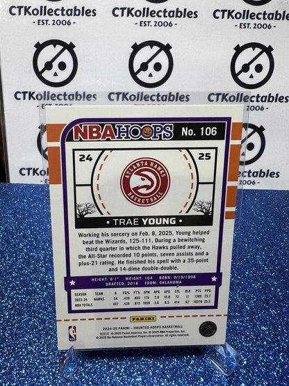 2024-25 Panini NBA HAUNTED HOOPS Slime Parallels #106 Trae Young Atlanta Hawks