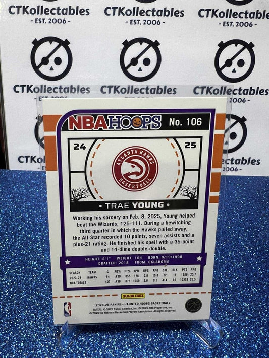 2024-25 Panini NBA HAUNTED HOOPS Slime Parallels #106 Trae Young Atlanta Hawks