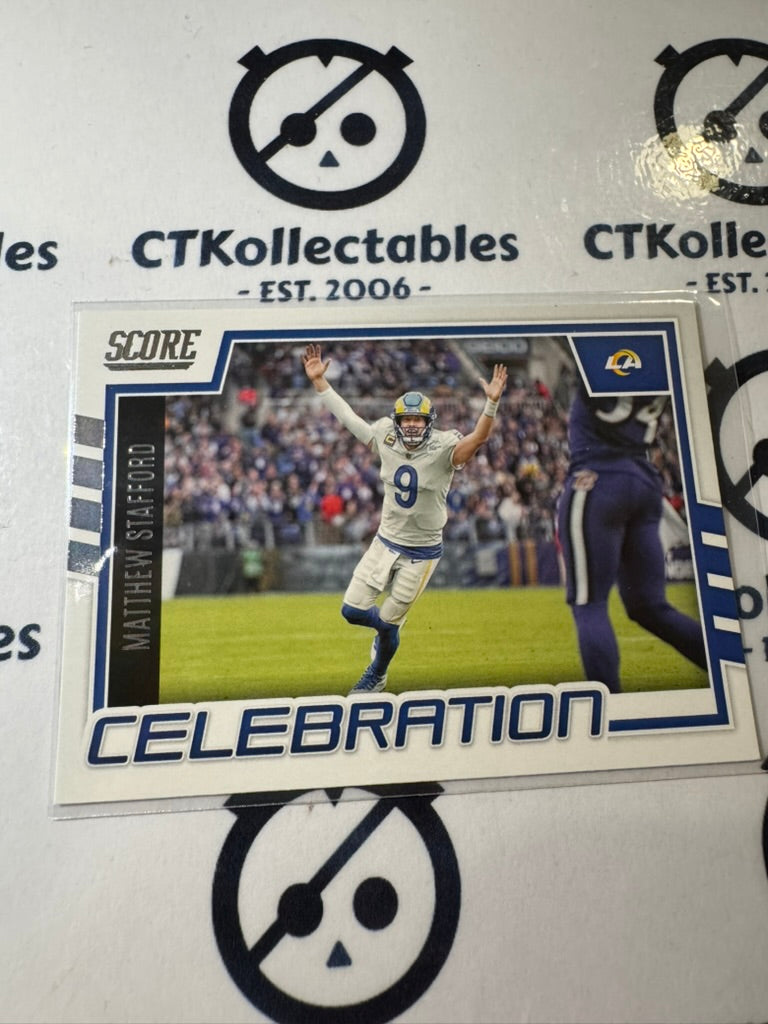 2022 NFL Panini Score Celebration #C-MS Matthew Stafford Rams