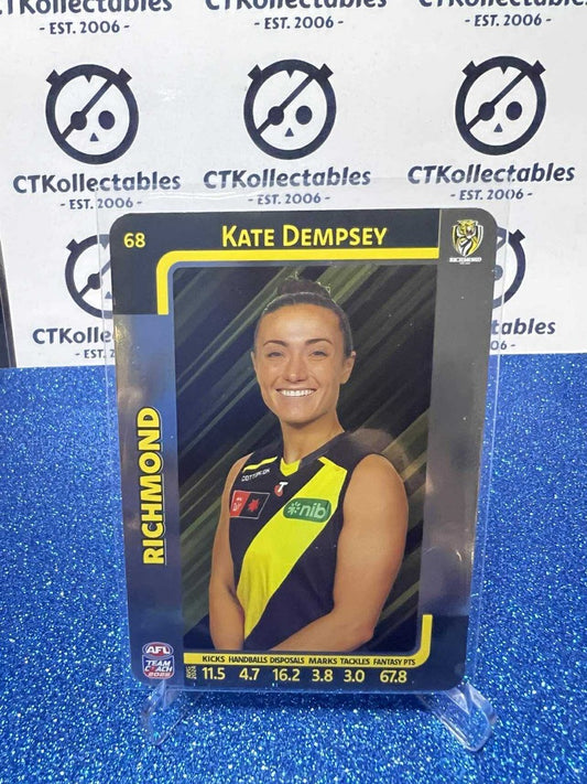 2025 AFLW Teamcoach Silver #68 Kate Dempsey Tigers