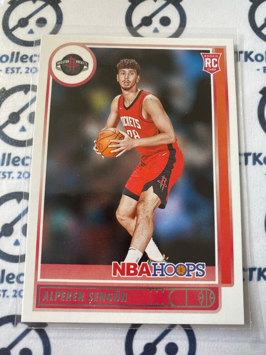 2021-22 Panini NBA HOOPS Alperen Sengun Rookie Card #204 Rockets