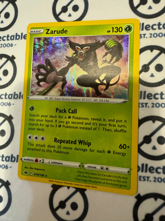 Zarude Holo Rare #019/198 Pokemon Card Chilling Reign