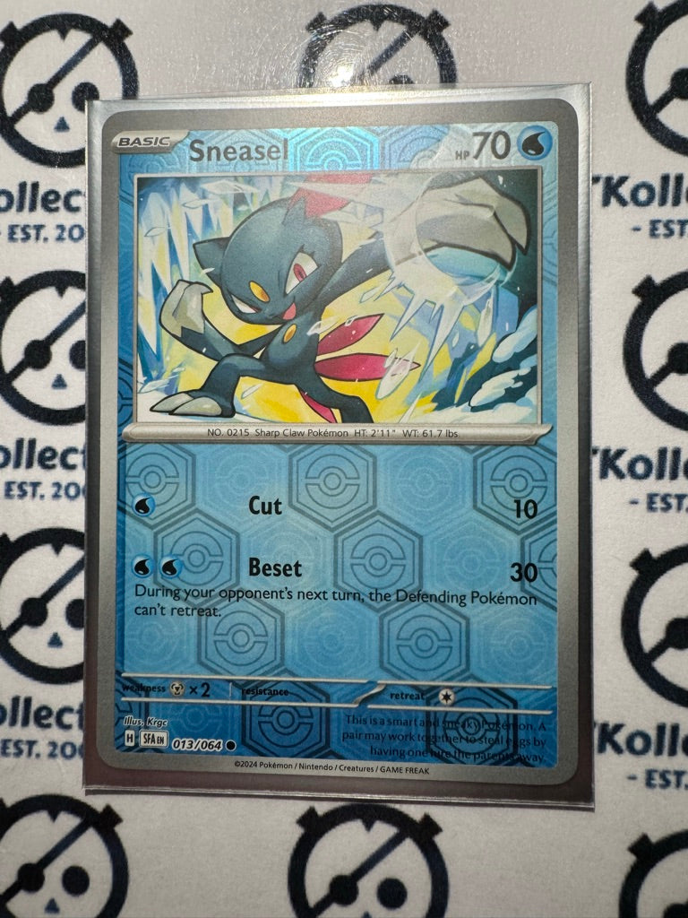 Sneasel Reverse Holo #013/064 2024 Shrouded Fable Pokemon TCG