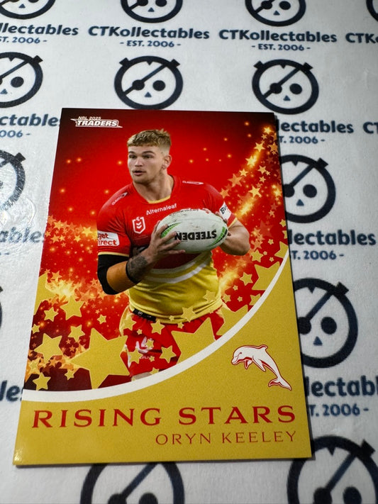 2025 NRL Traders Rising Stars RS 14 / 51 DOLPHINS ORYN KEELEY