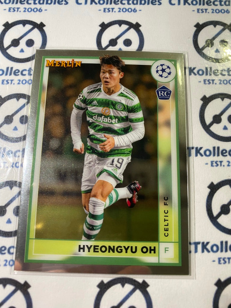 2022/23 Topps Merlin UEFA Hyeongyu Oh Rookie Card RC #36 Celtic FC