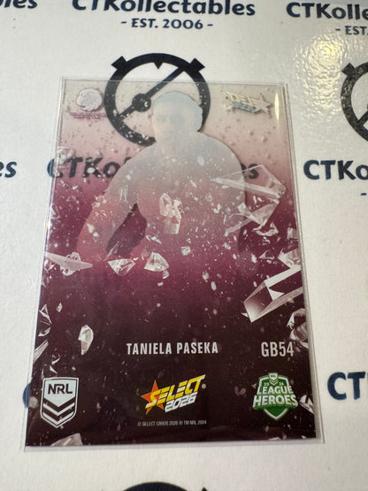 2026 Select NRL League Heroes Game Breakers #GB54 Taniela Paseka Sea Eagles