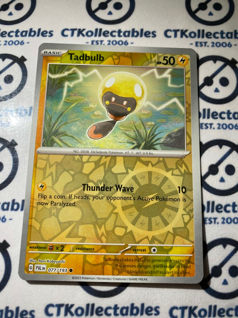 Tadbulb Reverse Holo #077/193 2023 Paldea Evolved Pokemon Card