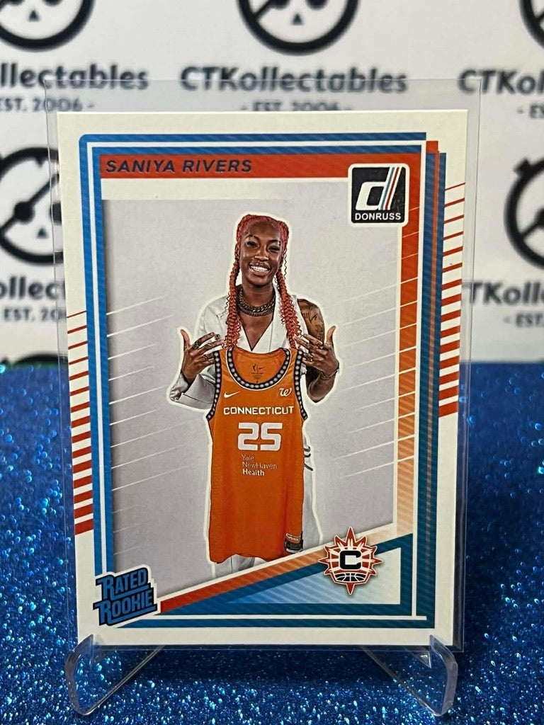 2025 Panini Donruss WNBA Rated Rookie #92 Saniya Rivers Connecticut Sun